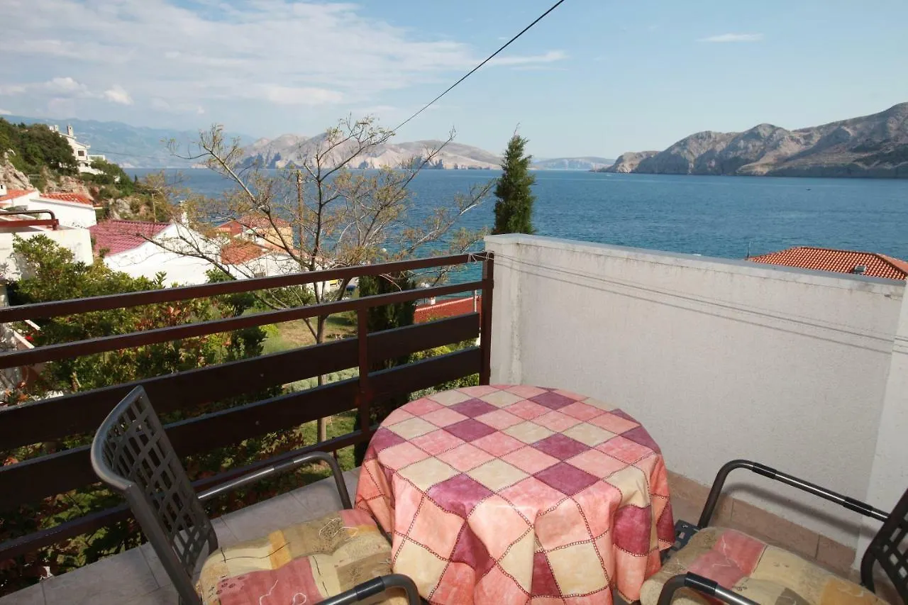 Double Rooms Jasna With Sea View Baška 3*,  Croazia